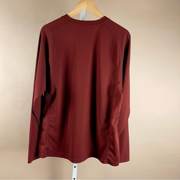 C9 Champion Men's Large Textured Crewneck Long Sleeve Active Top Running Rust - Picture 2 of 6